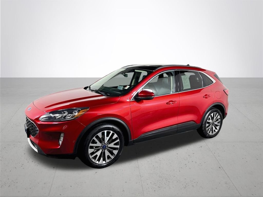 Used 2020 Red Ford Titanium image 2