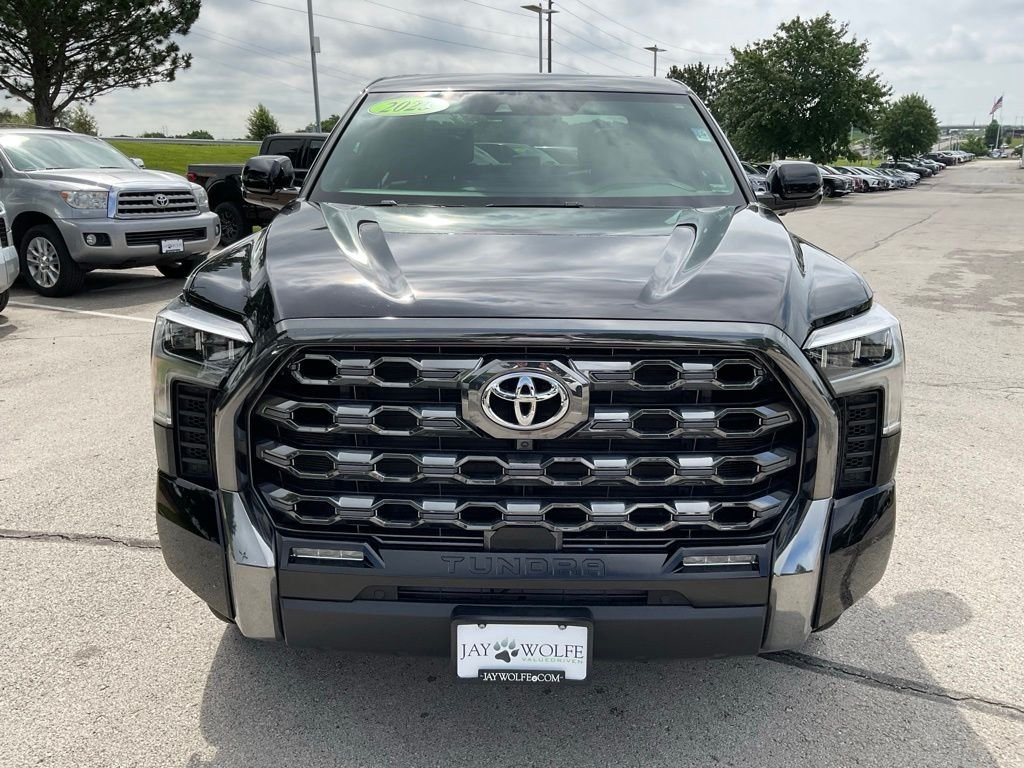 Used 2025 Toyota Tundra Platinum with VIN 5TFNA5DB1SX260137 for sale in Kansas City