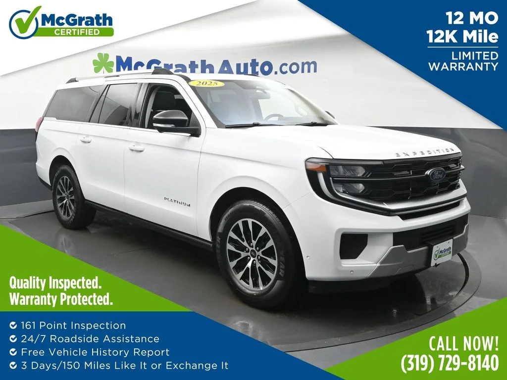 Certified Used 2025 White Ford Platinum image 1
