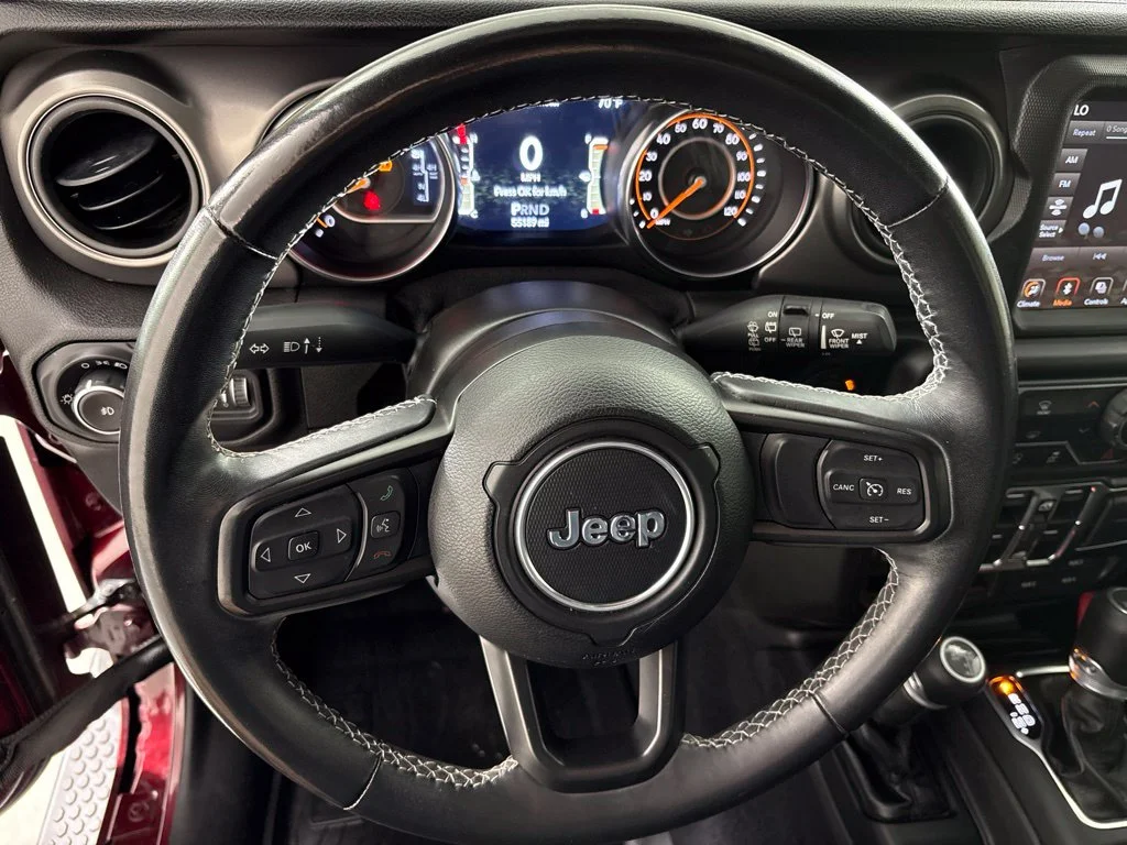 Used 2021 Red Jeep Unlimited Sport image 27