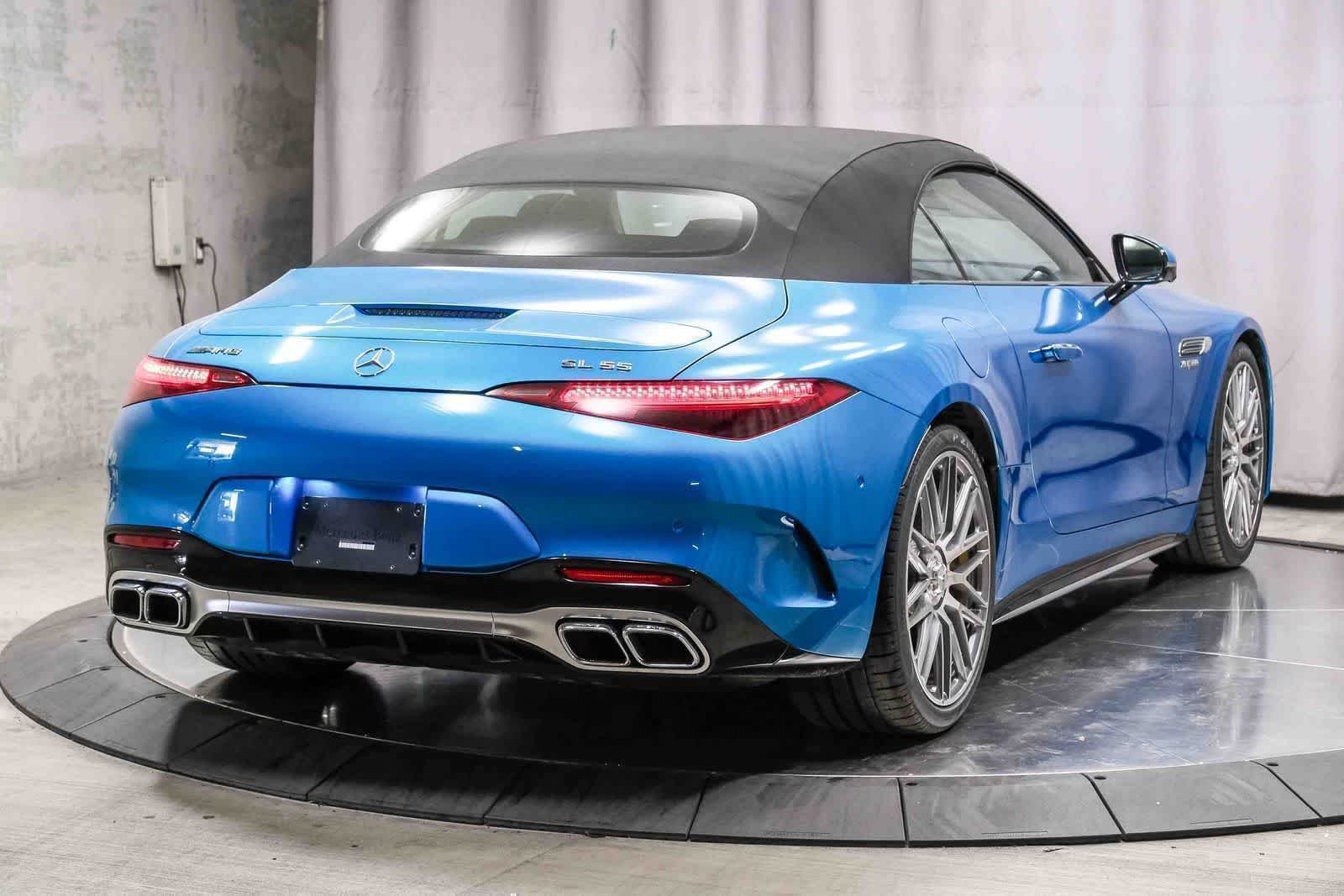 New 2026 Hyper Blue Metallic Mercedes-Benz AMG® SL 55 Roadster image 4