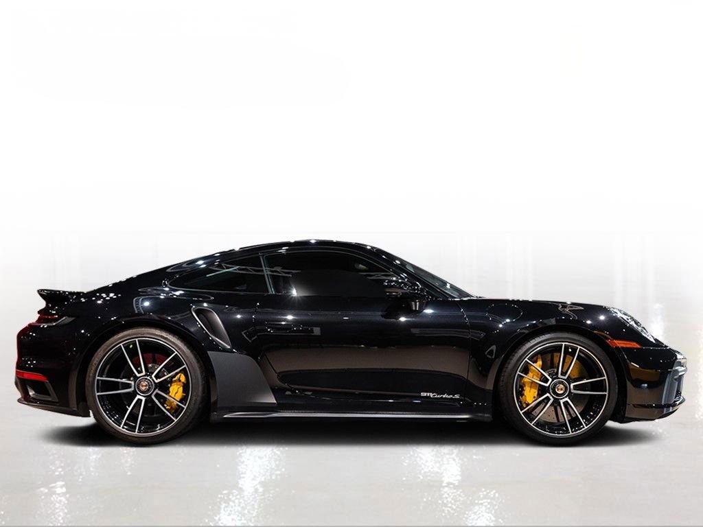 Used 2021 Jet Black Metallic Porsche Turbo S image 9