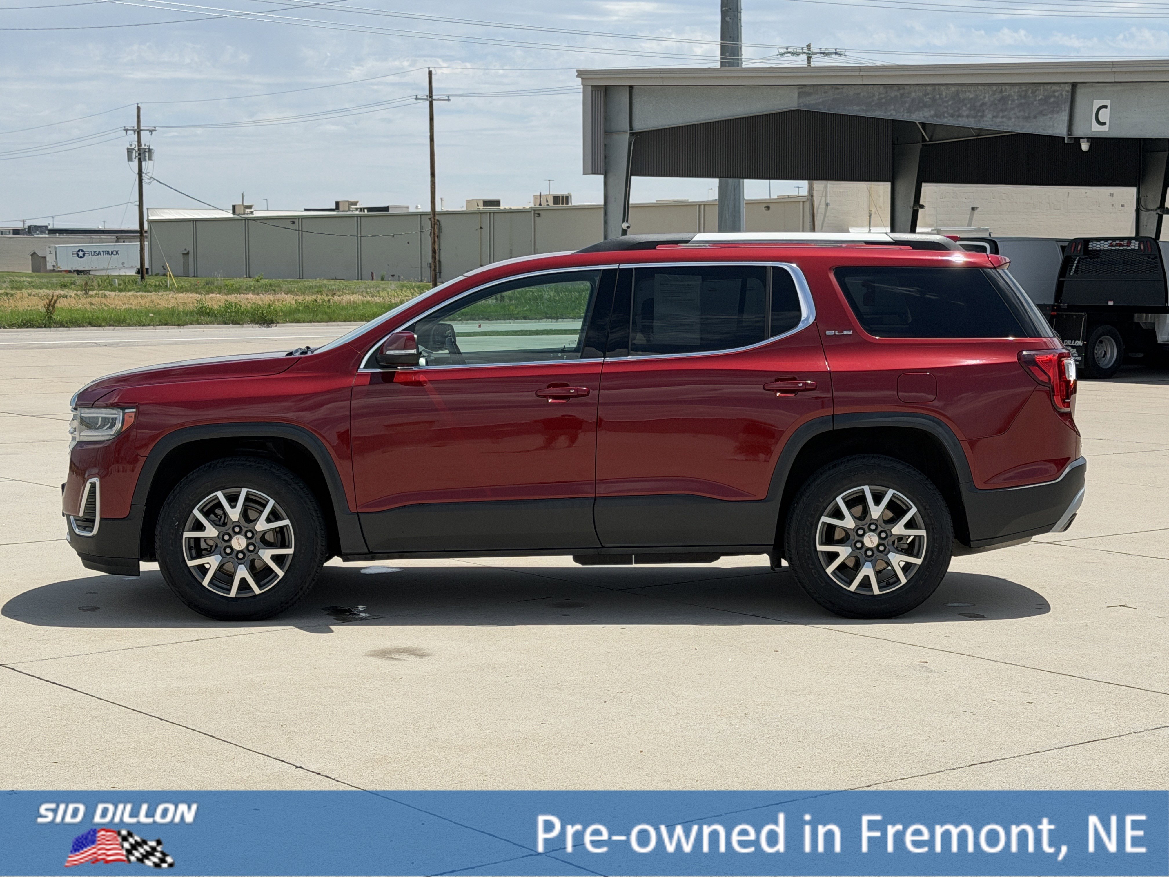 Used 2020 Red Quartz Tintcoat GMC SLE image 8