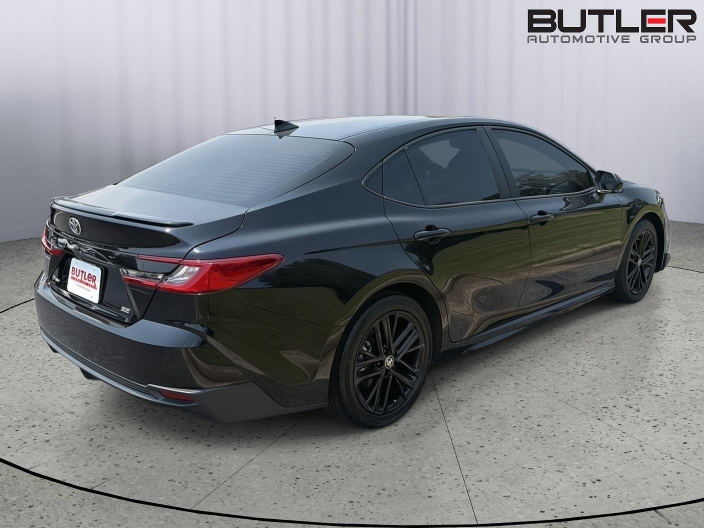 Used 2025 Midnight Black Metallic Toyota SE image 6