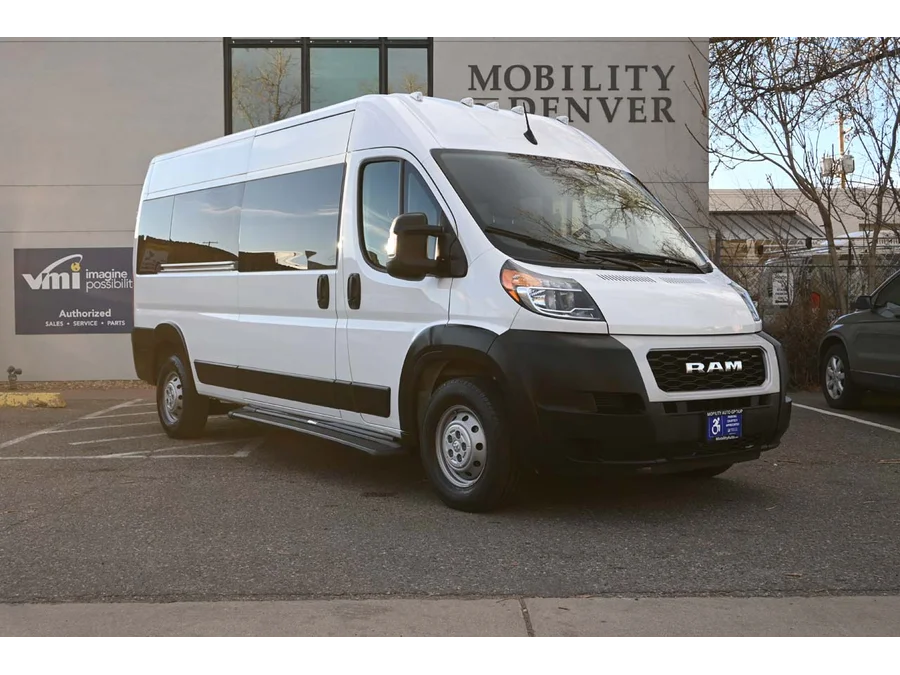 Used 2022 WHITE Ram High Roof 159 WB Mobility Handicap Van image 3