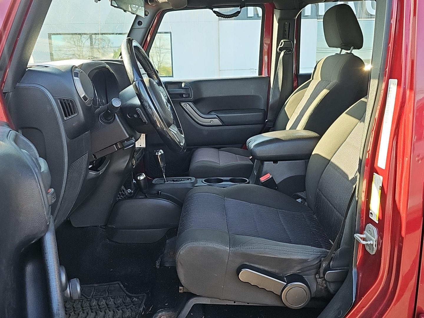 Used 2011 Deep Cherry Red Crystal Pearl Coat Jeep Sport image 9