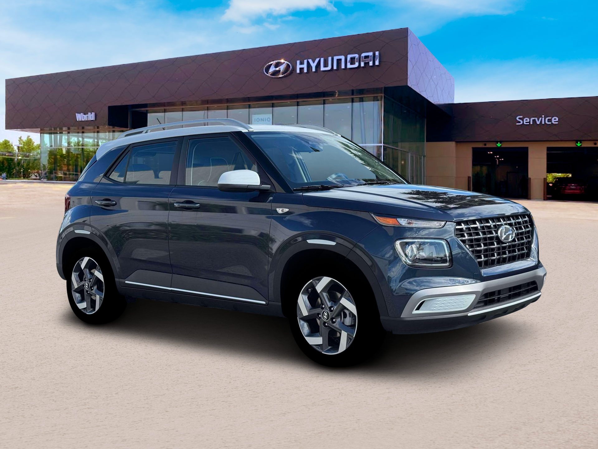New 2026 Denim w/White Roof Hyundai SEL w/Two-Tone Roof image 10