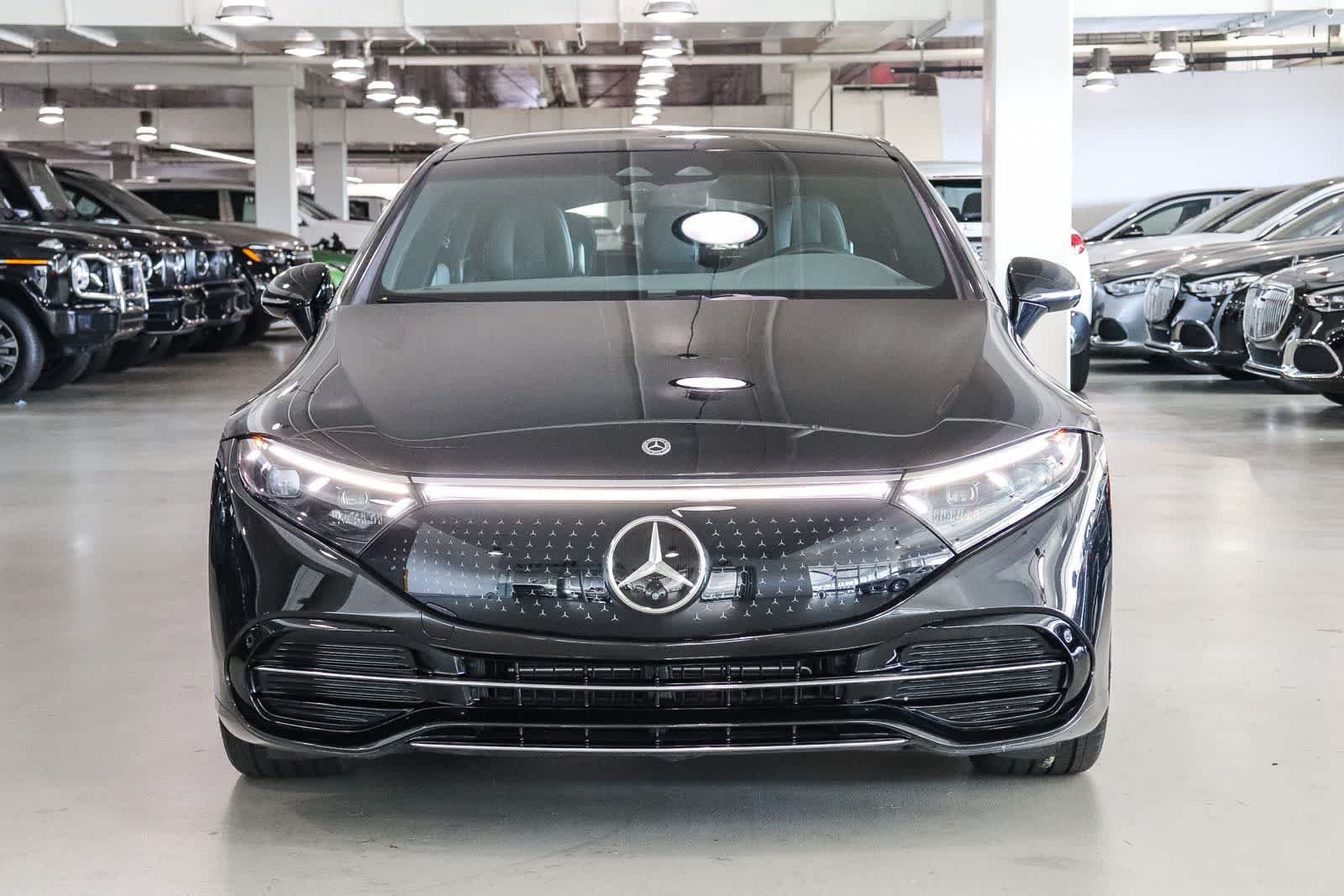 Certified Used 2024 Obsidian Black Metallic Mercedes-Benz EQS 450 image 6