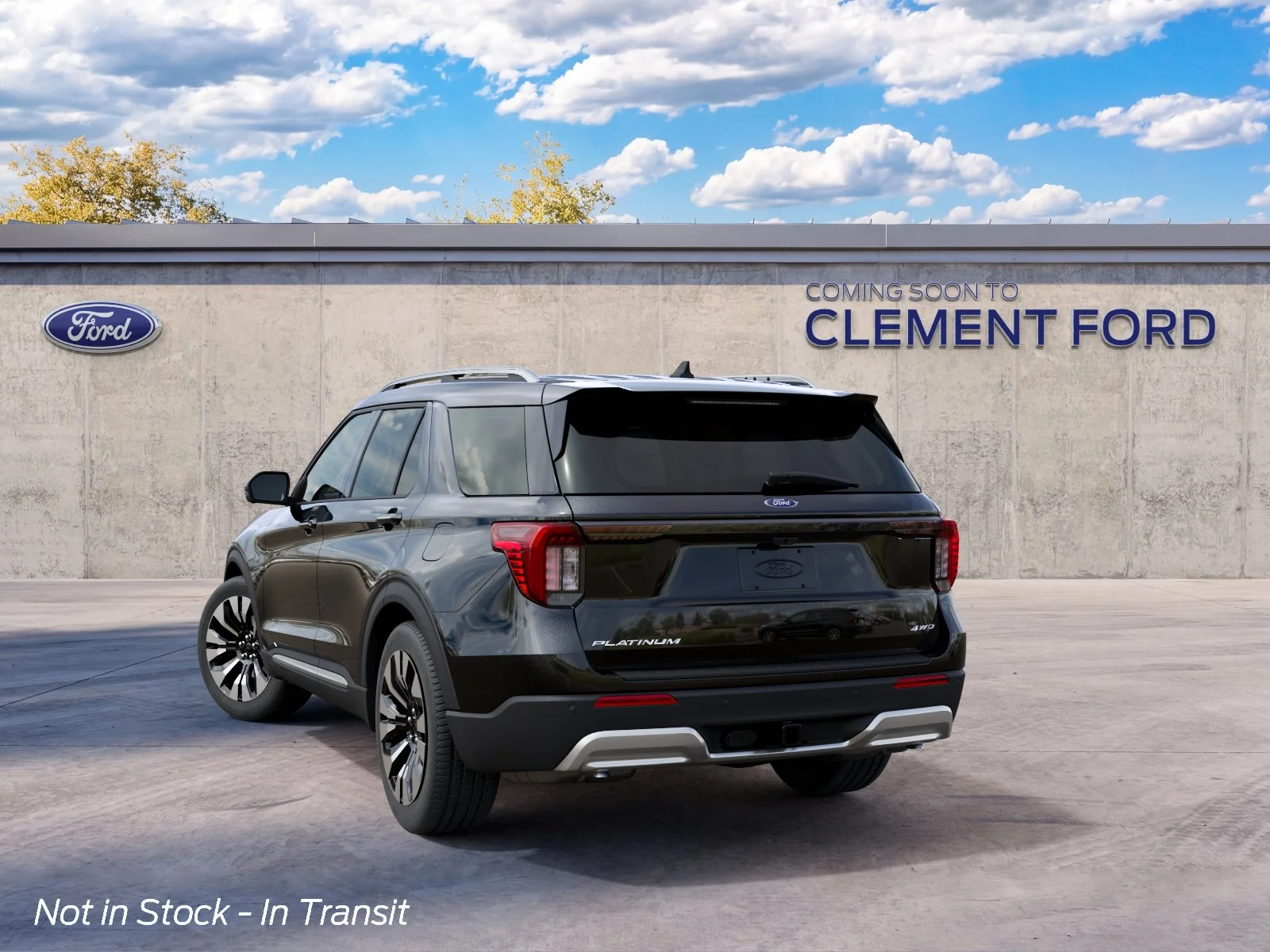 New 2027 Black Ford 4DR 4WD PLTNM image 8