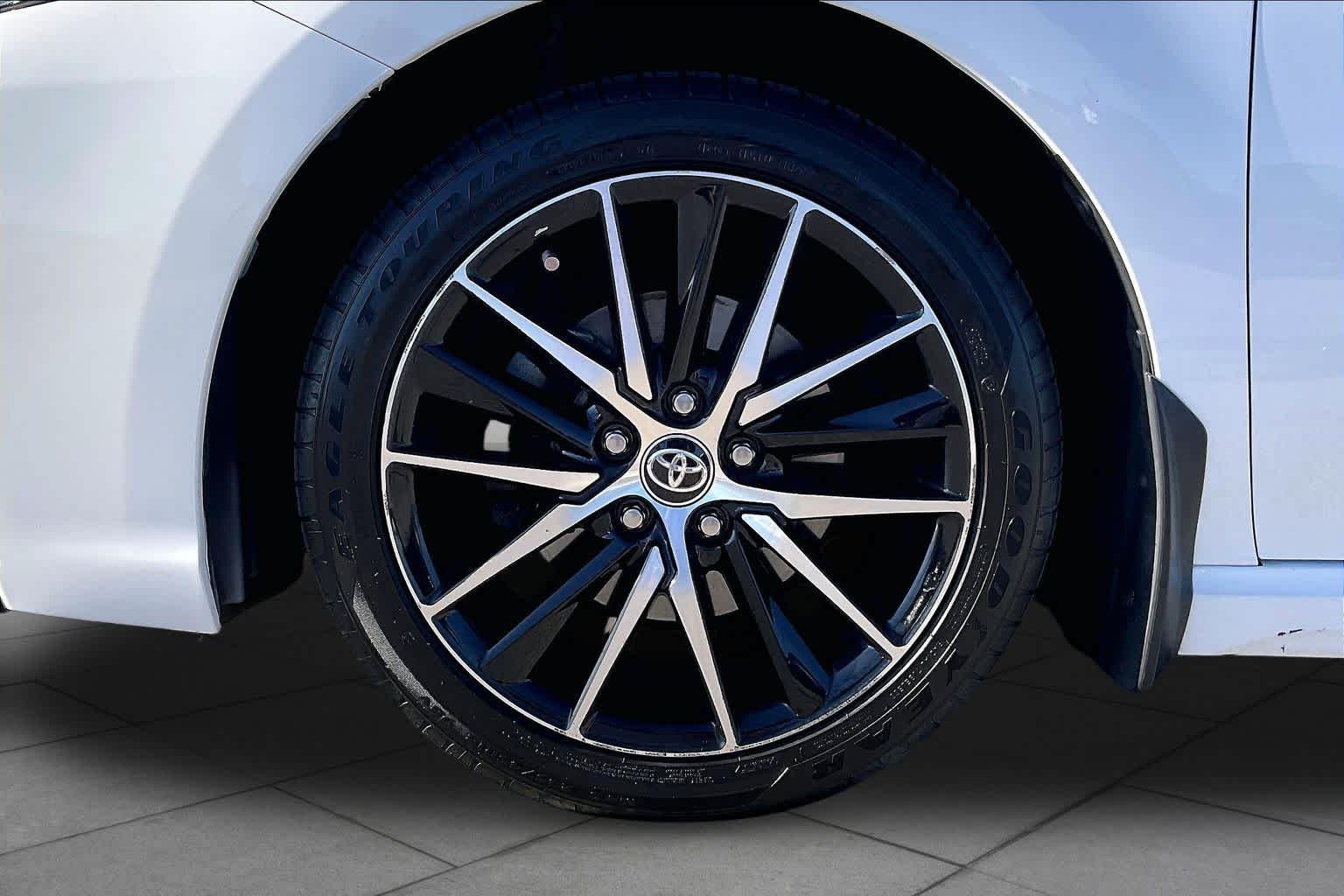 Used 2021 Super White Toyota SE image 11