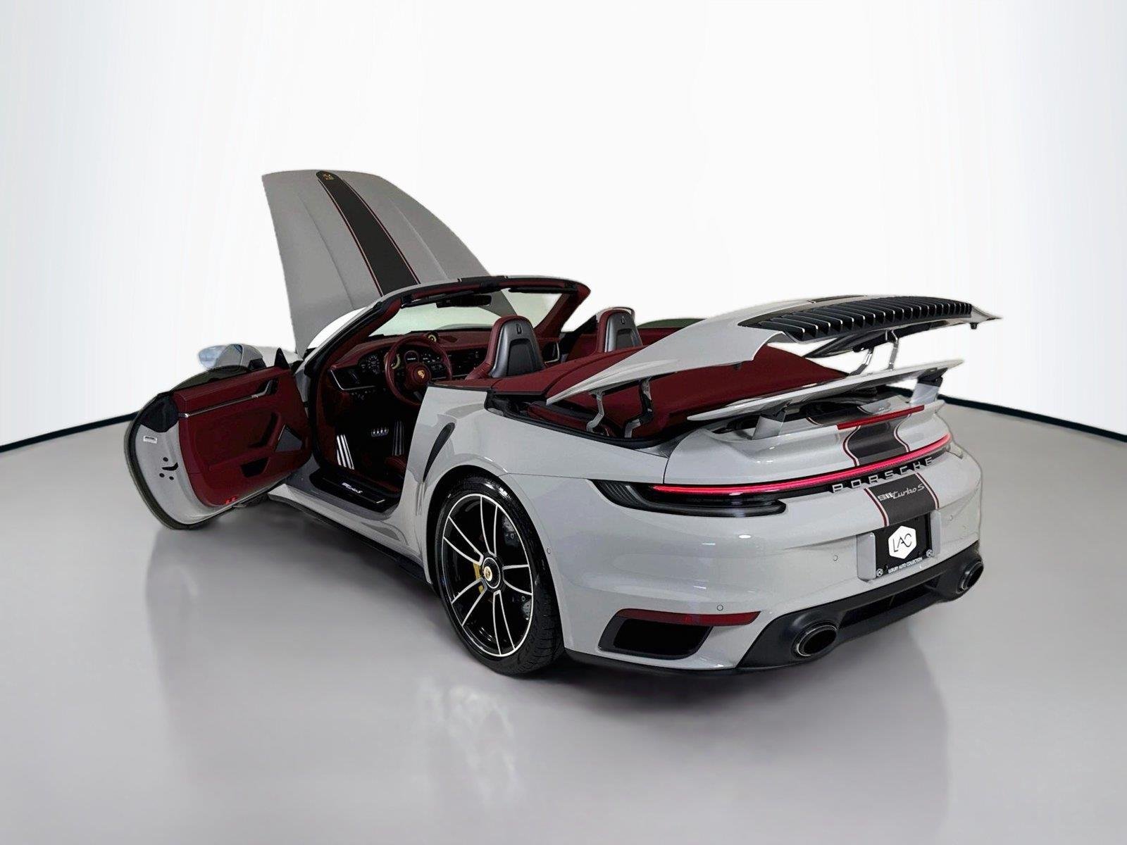Used 2023 Agate Grey Metallic Porsche Turbo S Cab | Axle Lifter | Sport Exhaust | Adaptive Cruise image 43