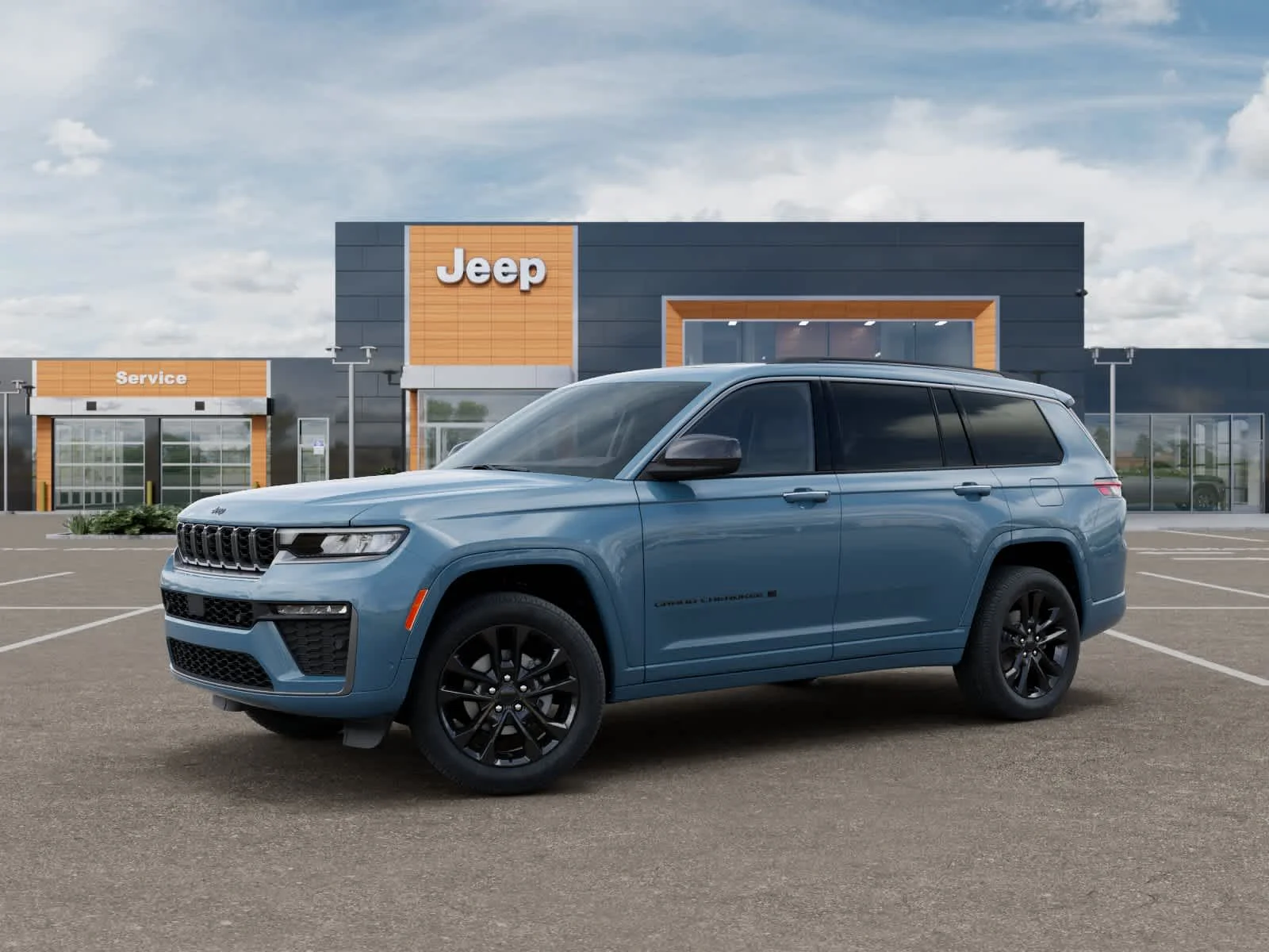 New 2026 Steel Blue Jeep Limited Reserve image 2