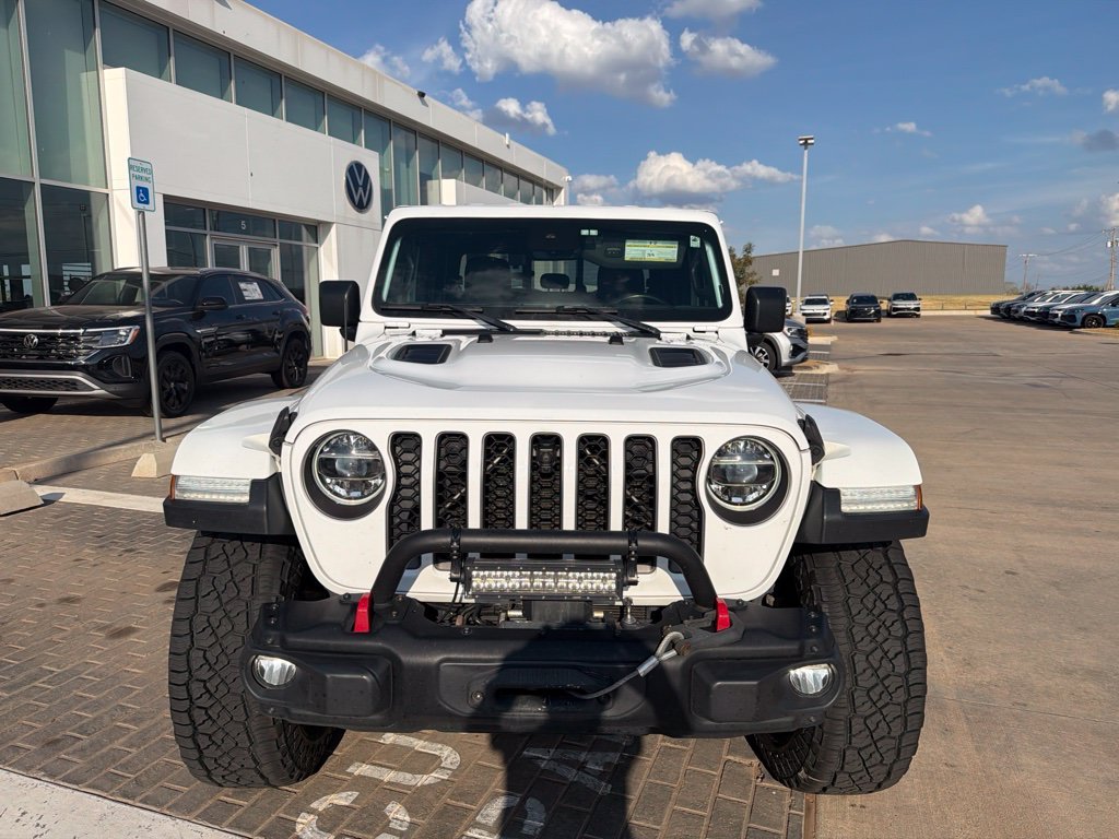 Used 2020 Bright White Clearcoat Jeep Rubicon image 2