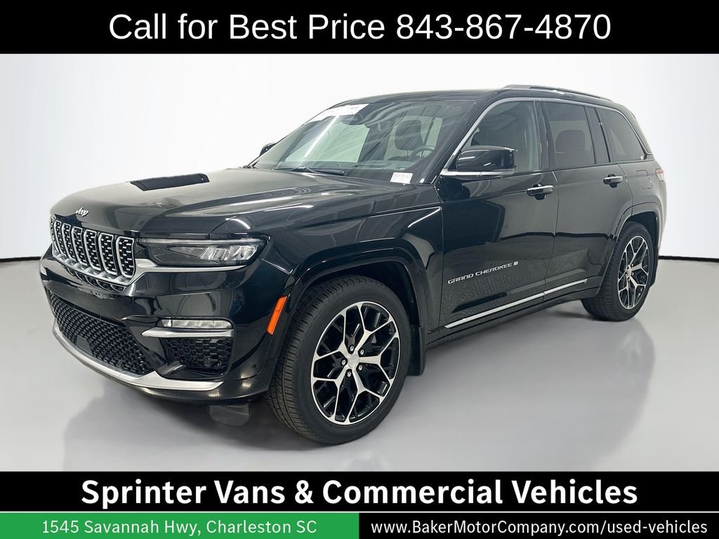 Used 2023 Black Jeep Summit Reserve image 1
