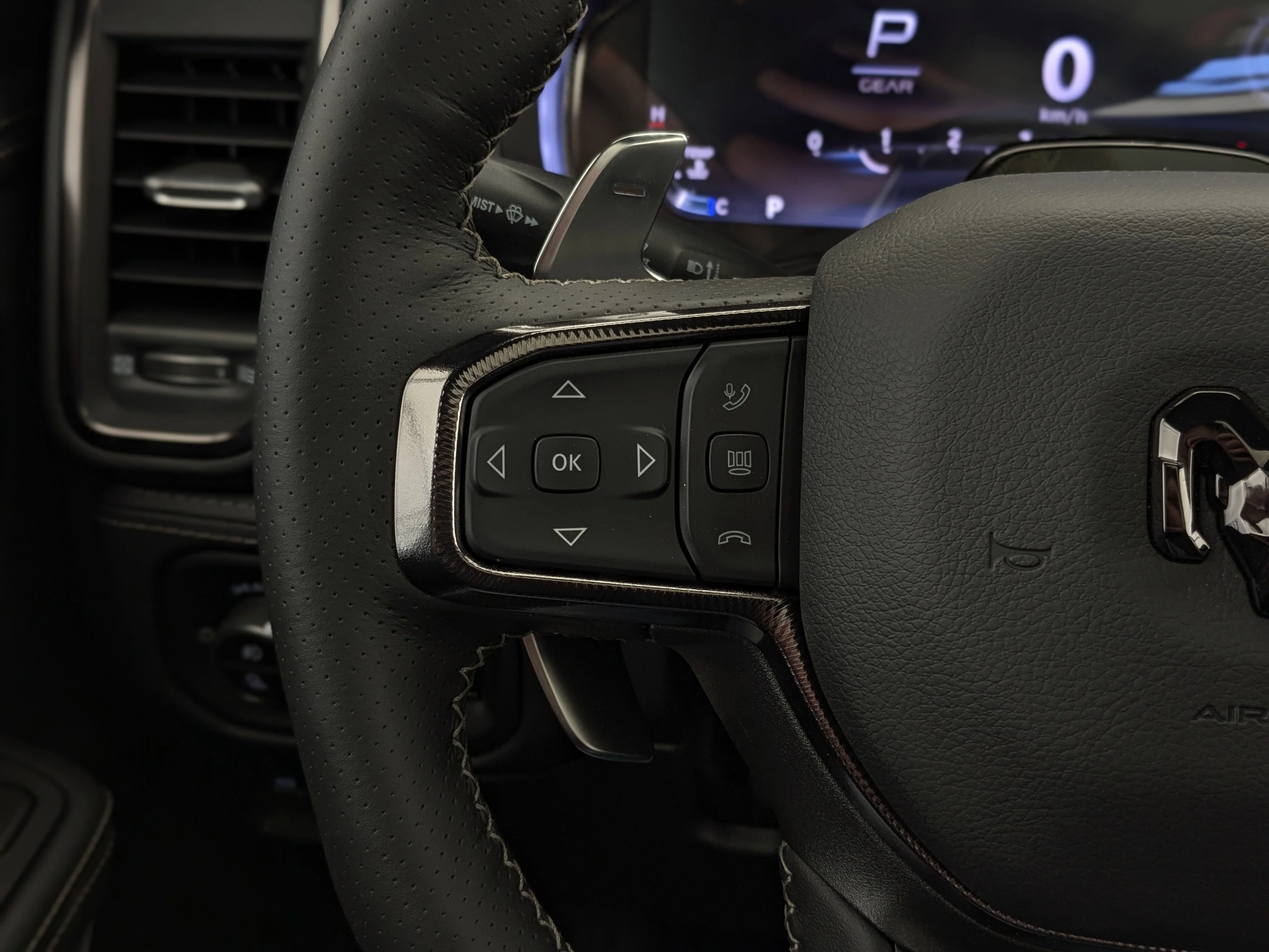 New 2026 Blue RAM RHO - - 3.0L Hurricane HO T-Turbo - RHO Level 1 Pkg w/ 14.4 Screen - Pano Sunroof & Massage Seats! image 20