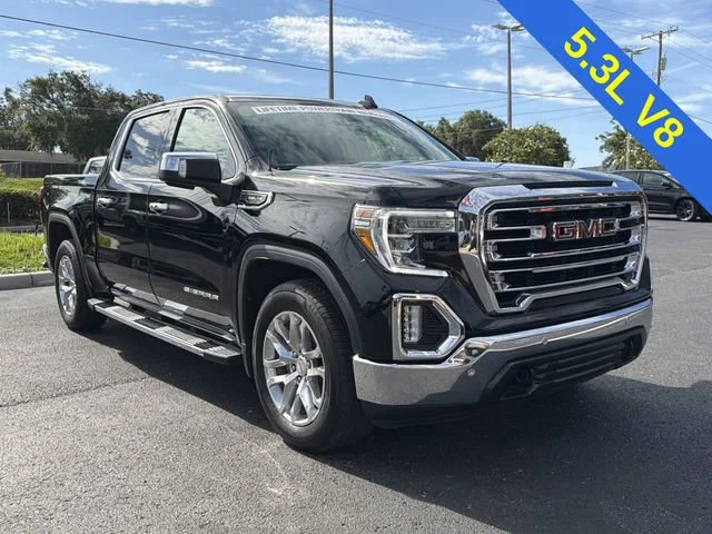 Used 2021 ONYX BLACK GMC SLT image 2