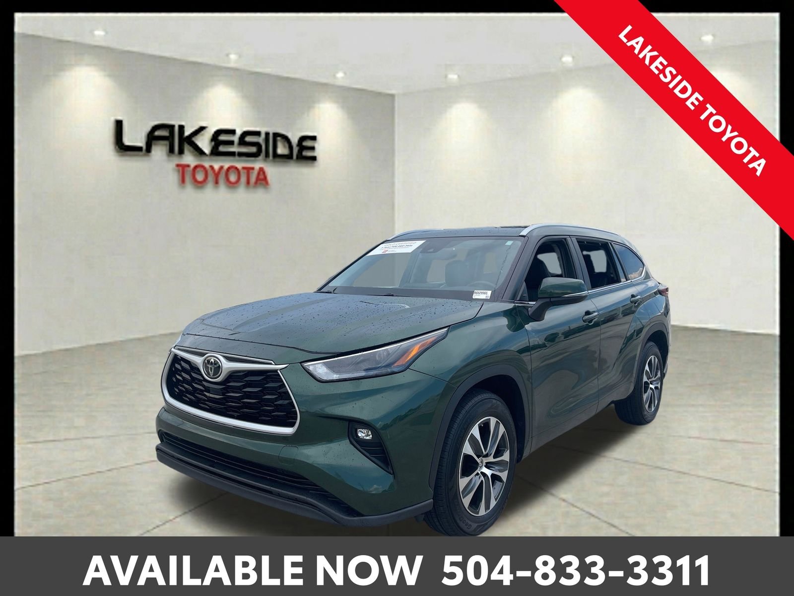 Certified Used 2024 Green Toyota XLE image 1