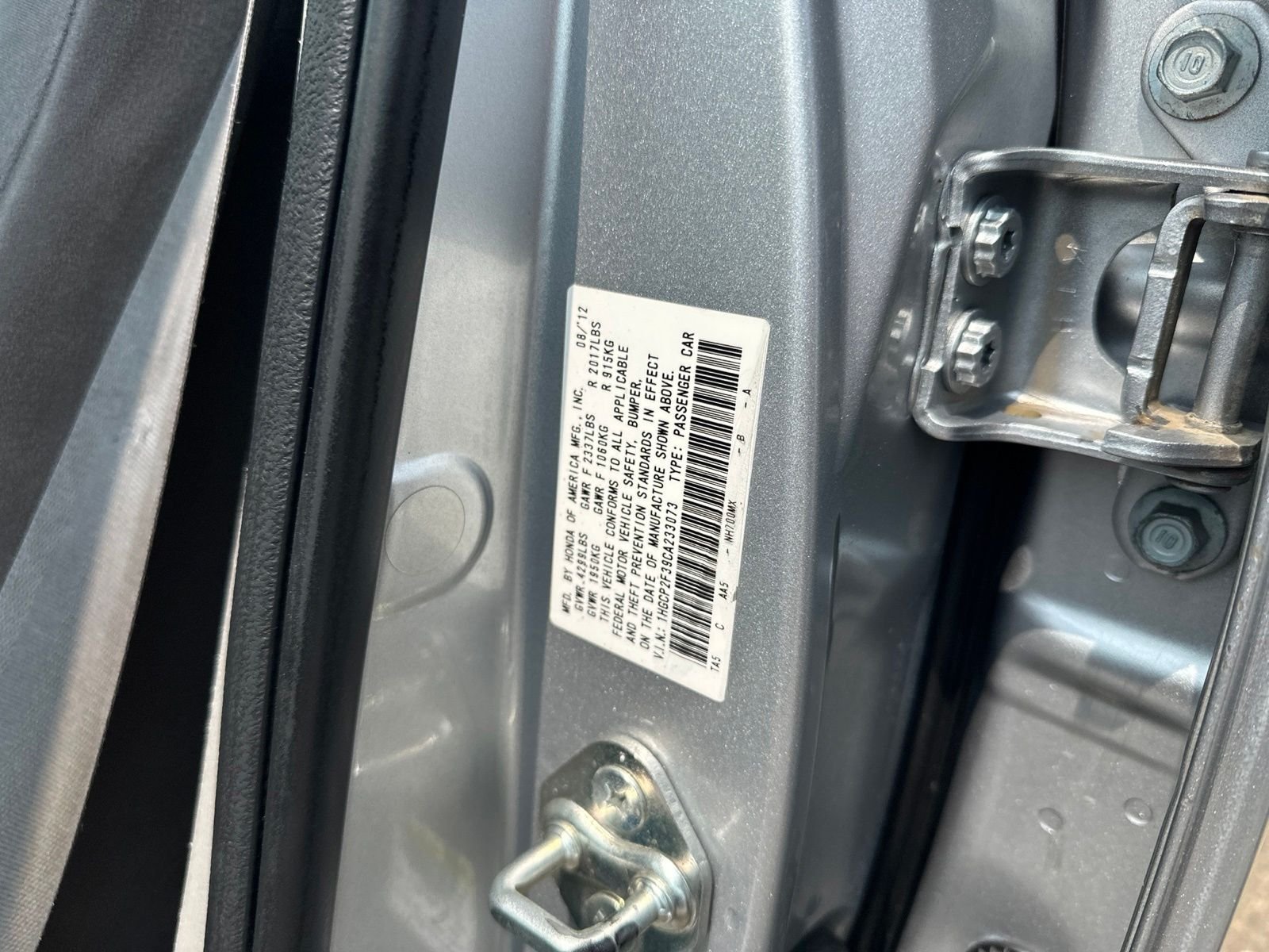 Used 2012 Silver Honda LX image 15