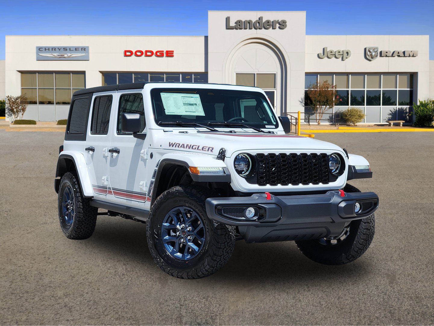 New 2026 Bright White Clearcoat Jeep America 250 image 1