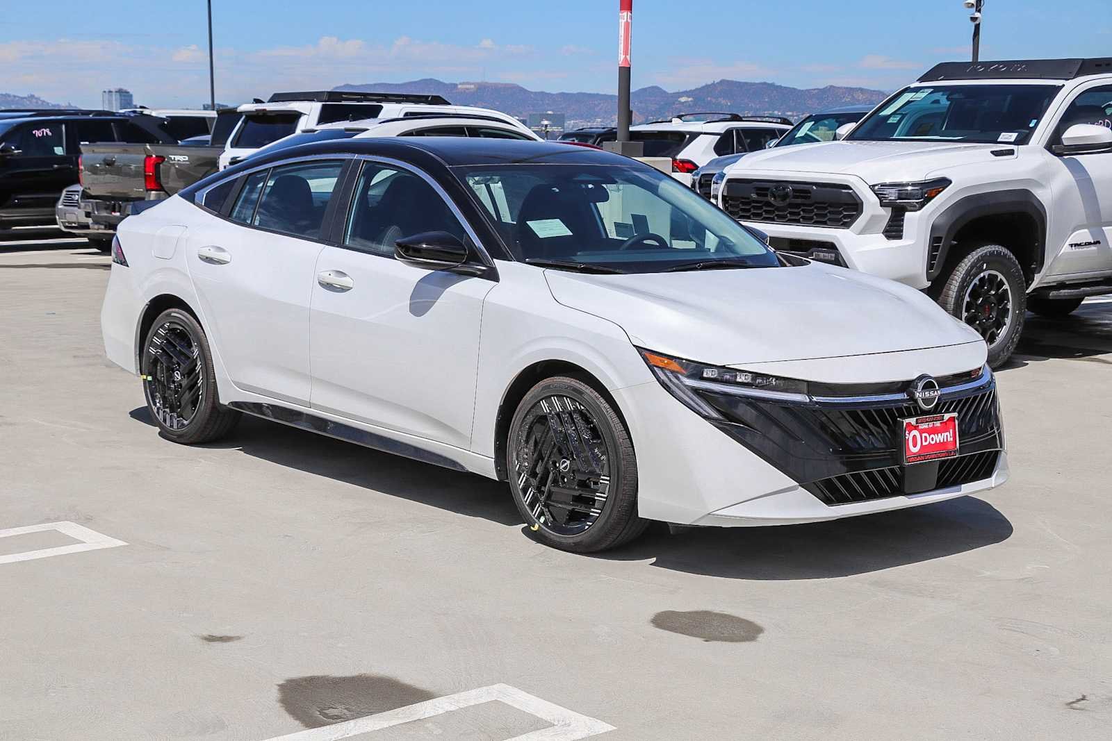 New 2027 Aspen White TriCoat / Super Black Two-tone Nissan SR image 3
