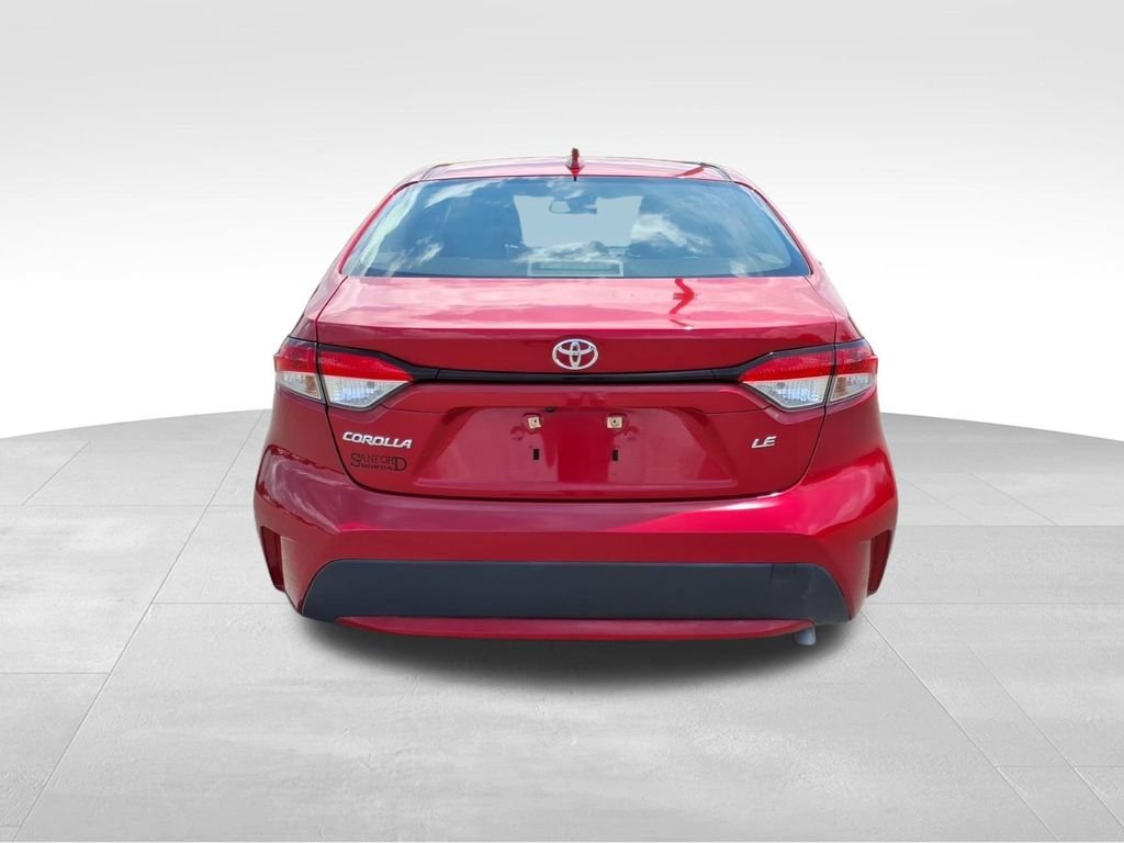 Used 2020 Barcelona Red Metallic Toyota LE image 23
