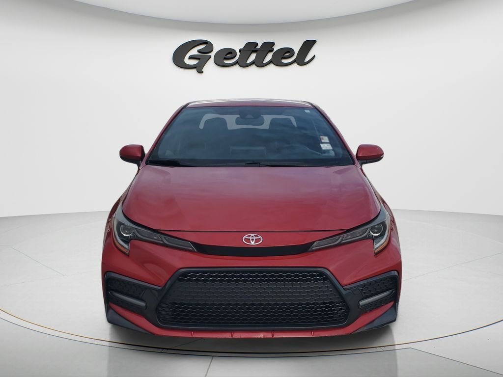 Certified Used 2021 Red Toyota SE image 2