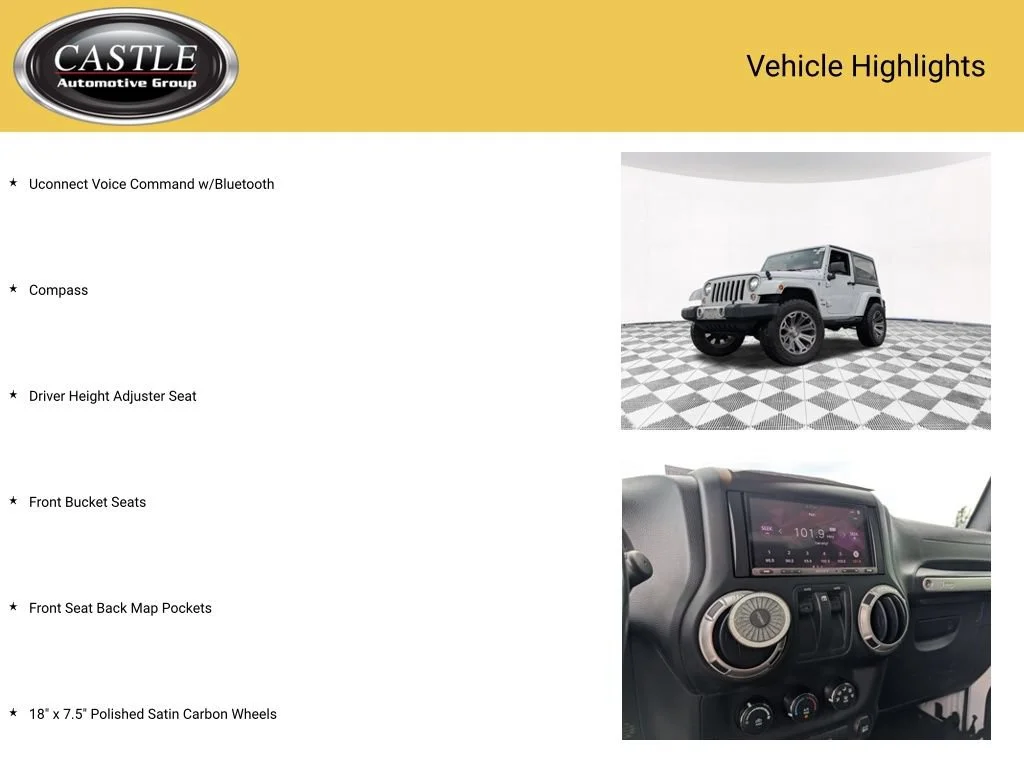 Used 2018 White Jeep Sahara 4x4 image 7