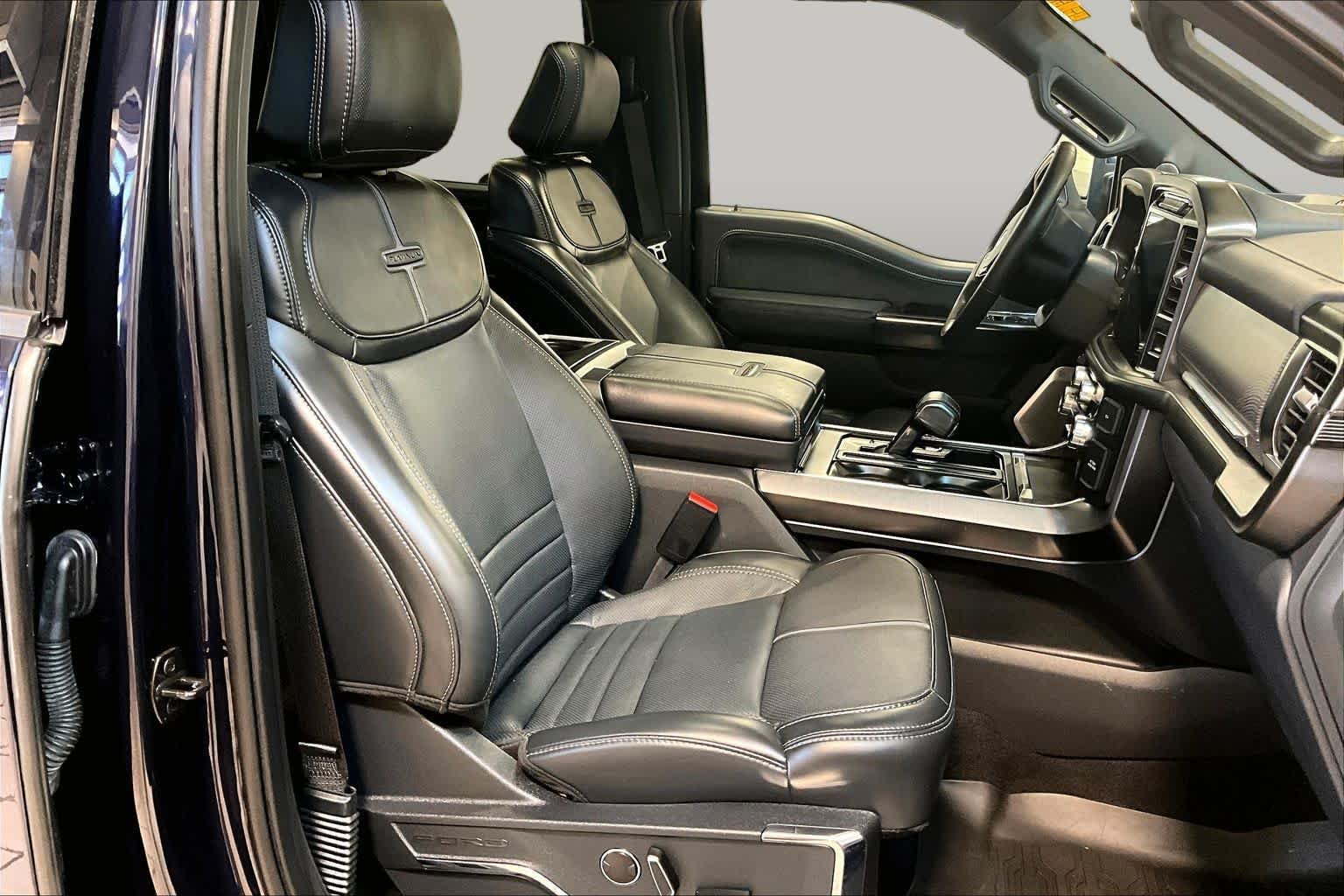 Used 2023 Antimatter Blue Metallic Ford Platinum image 8