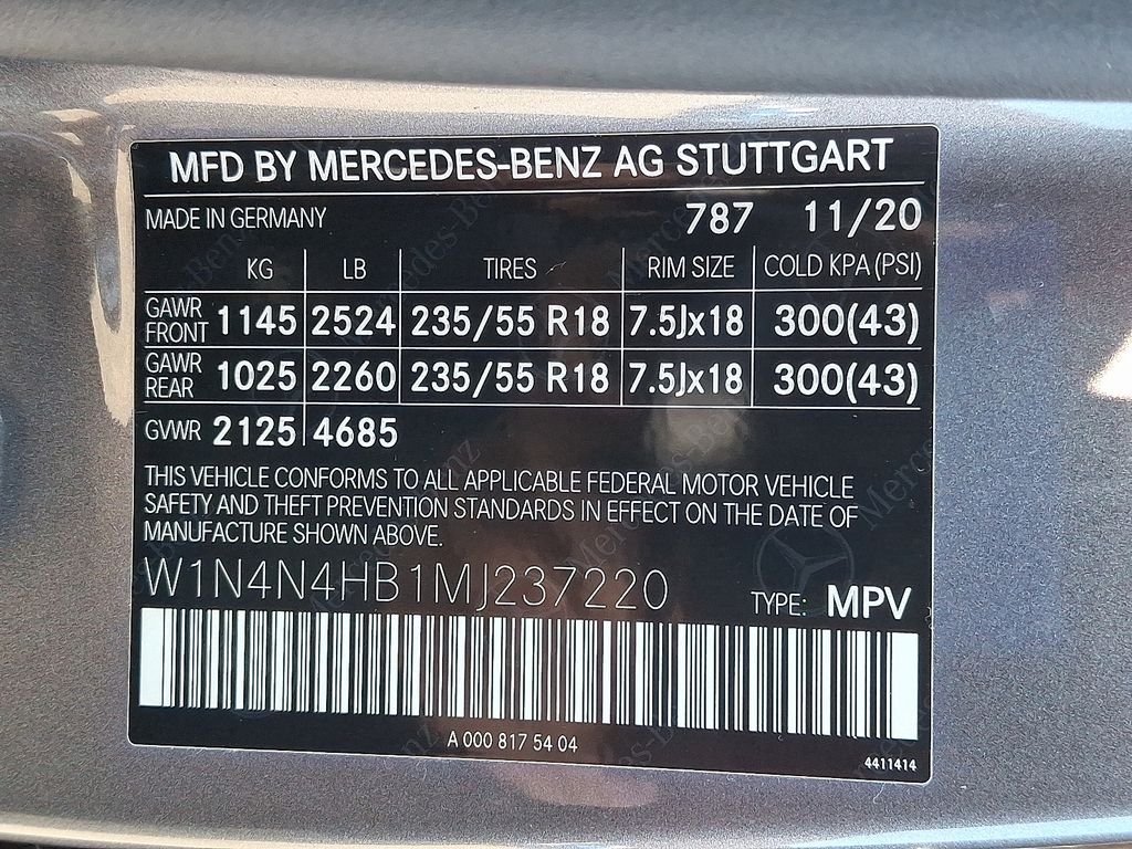 Certified Used 2021 Mountain Gray Metallic Mercedes-Benz GLA 250 image 27