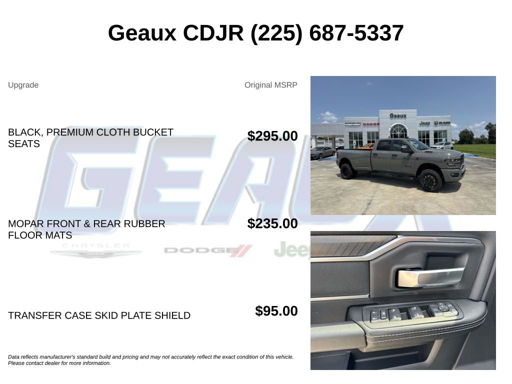New 2027 Ceramic Gray Clear-Coat Exterior Paint RAM Big Horn image 9