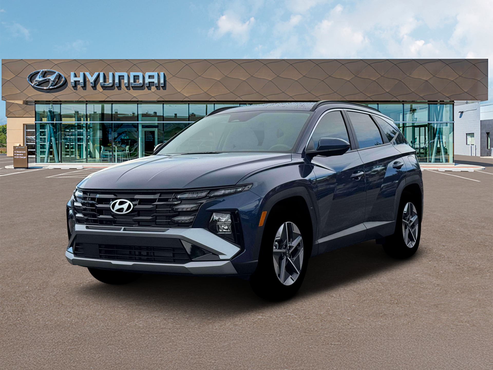 New 2026 Atlantis Blue Hyundai SEL FWD image 1