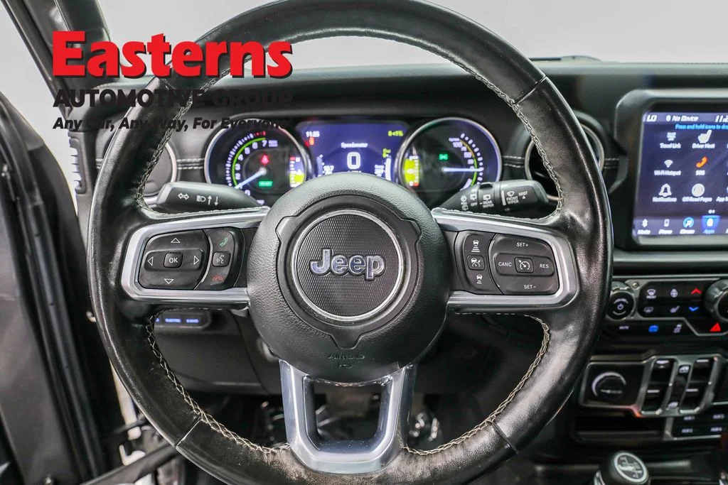 Used 2021 Gray Jeep Unlimited Sahara 4xe image 10