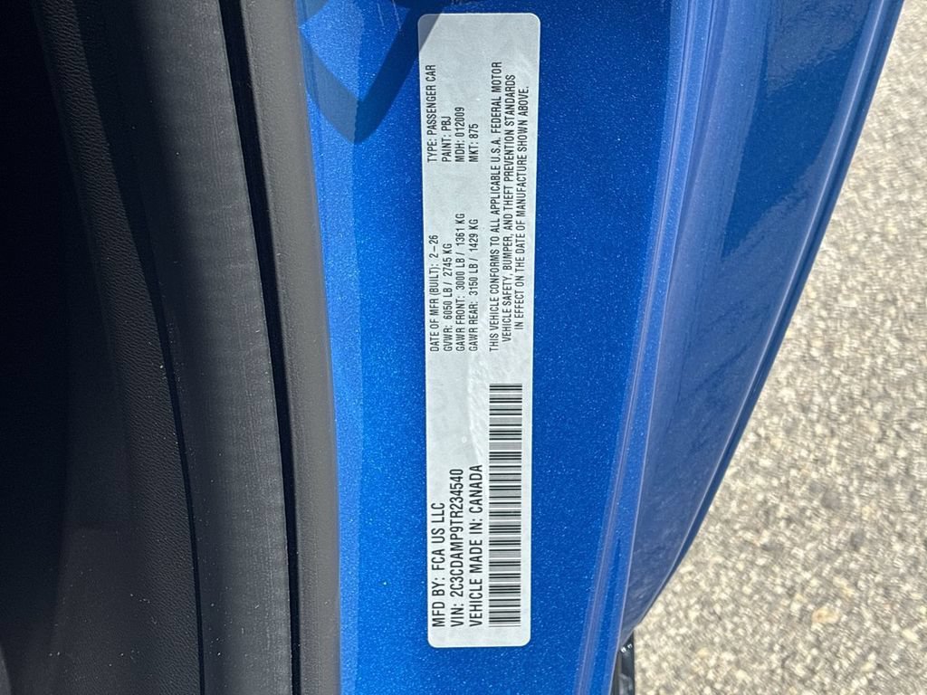 New 2026 Bludicrous Exterior Paint Dodge Scat Pack image 42