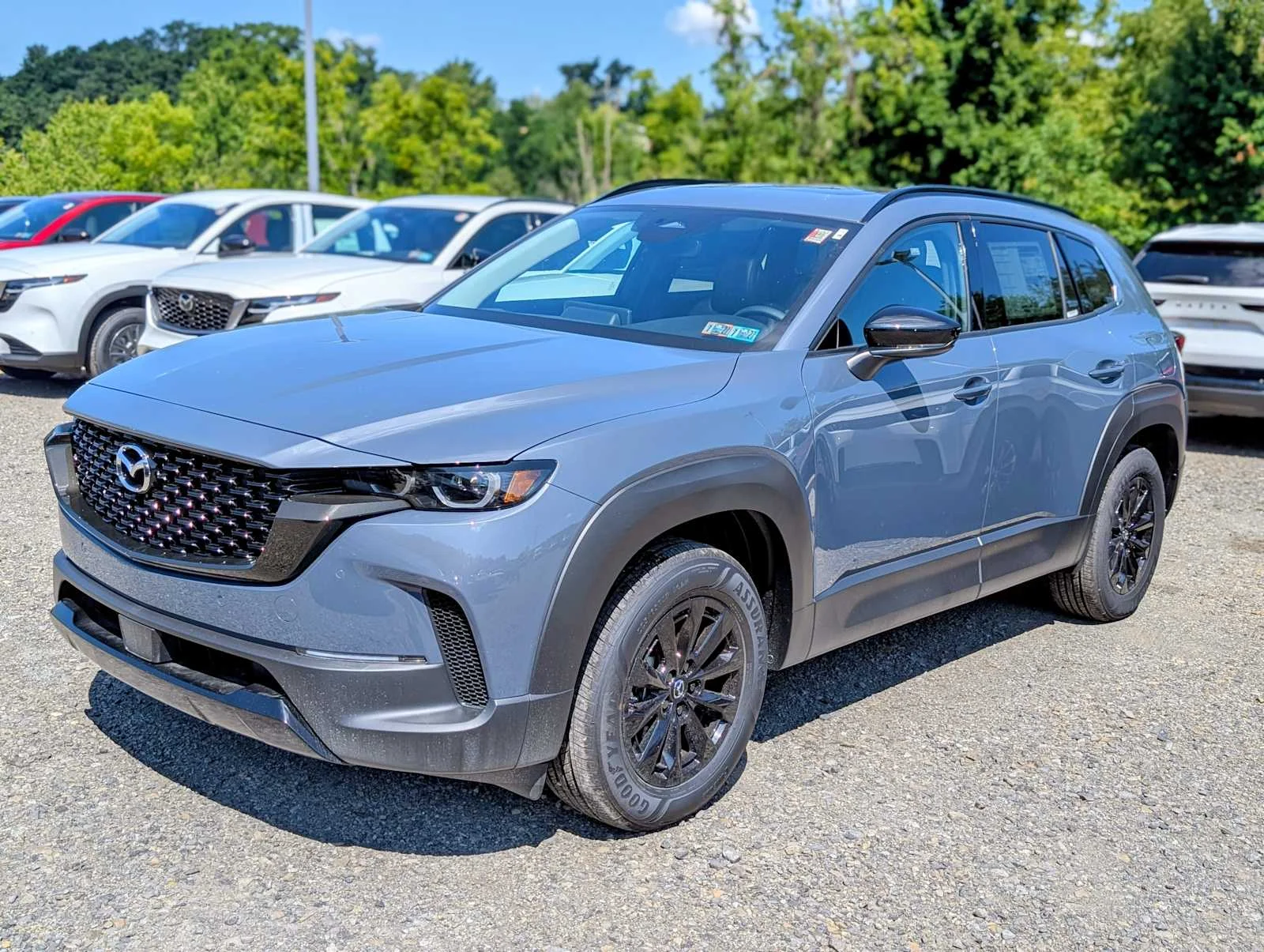 New 2026 Mazda CX-50 Hybrid Premium AWD in Ingot Blue Metallic