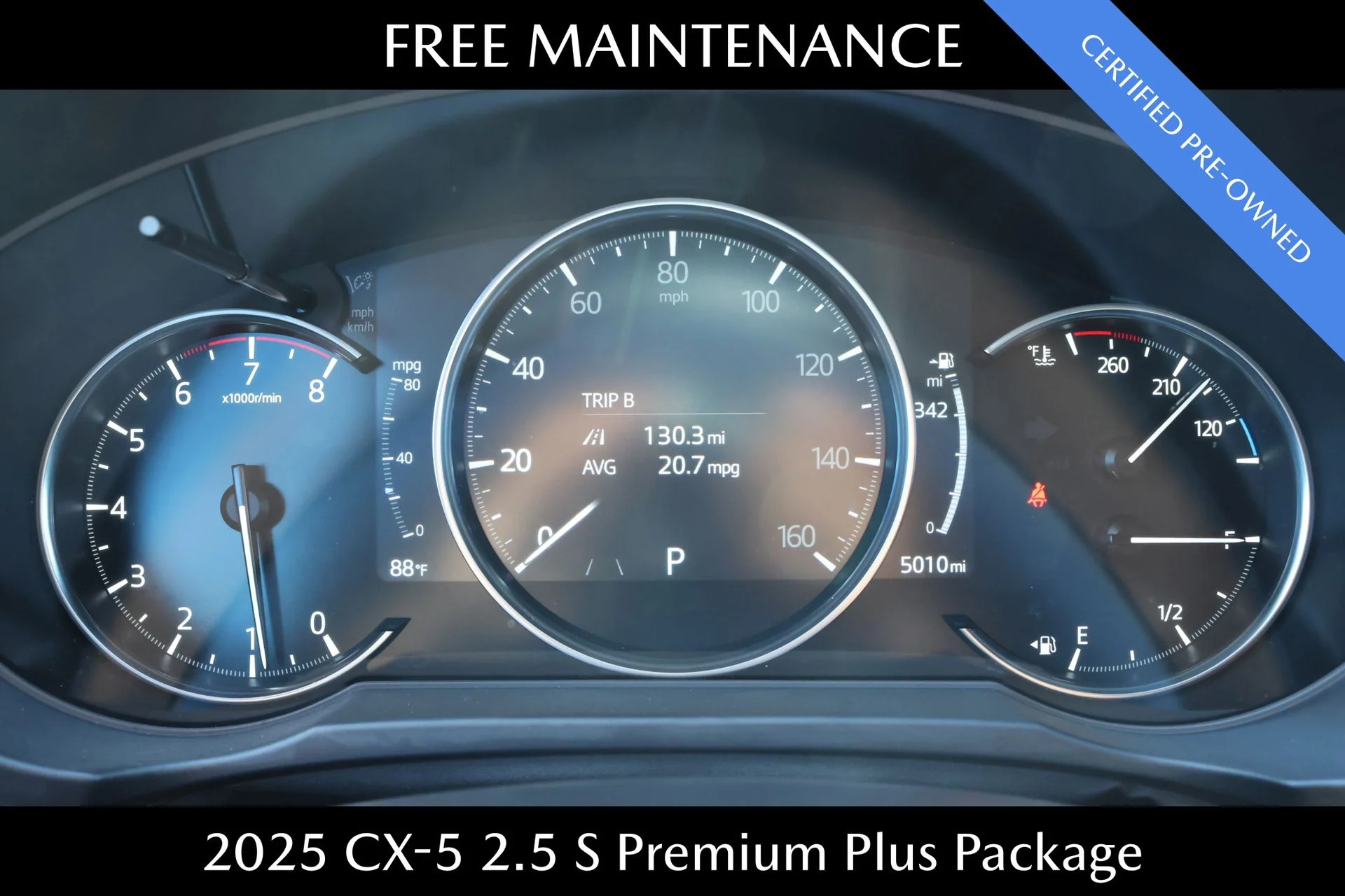 Certified Used 2025 Black Mazda 2.5 S Premium Plus Package image 14