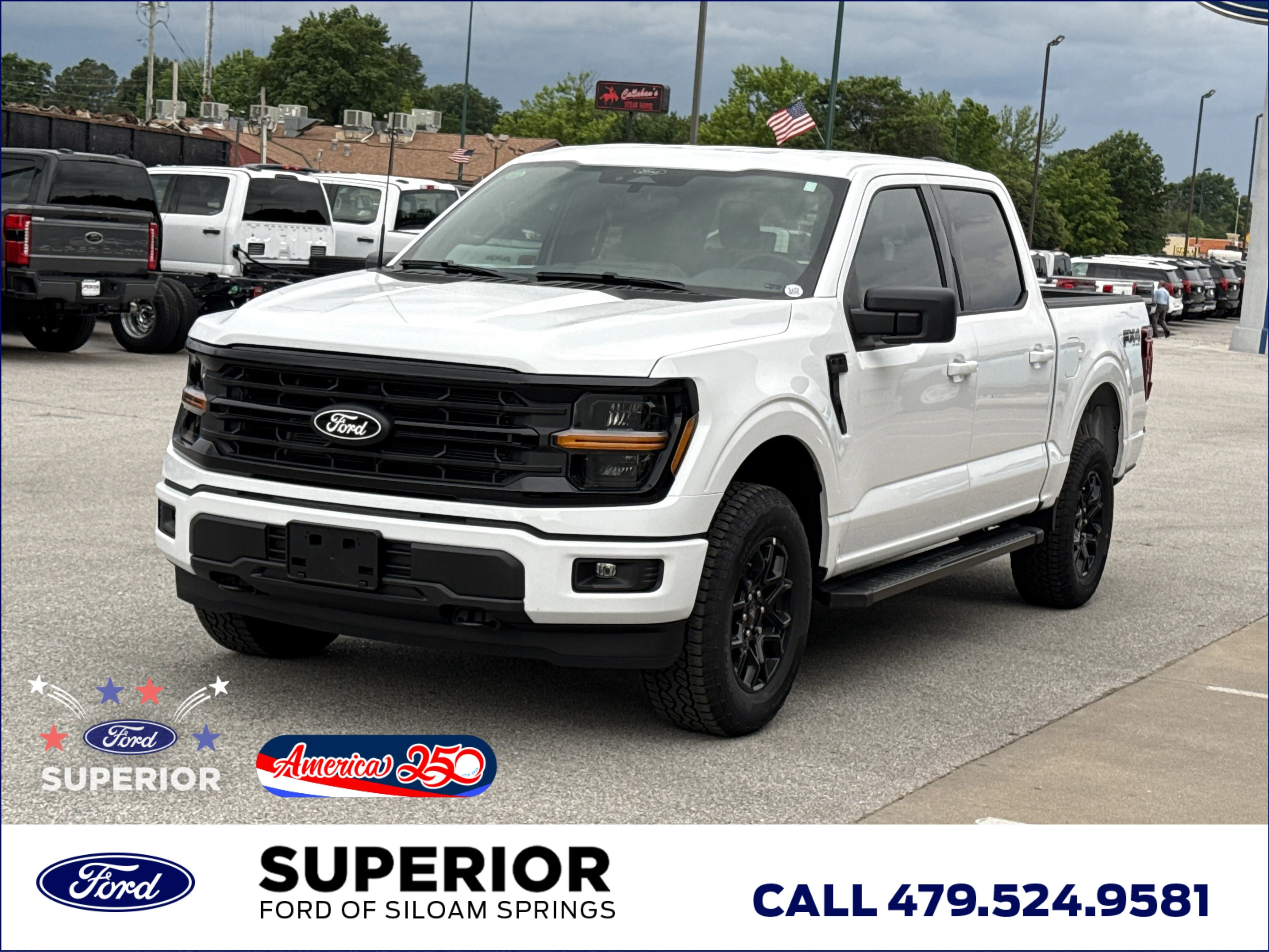 New 2026 Oxford White Ford XLT 4WD image 12