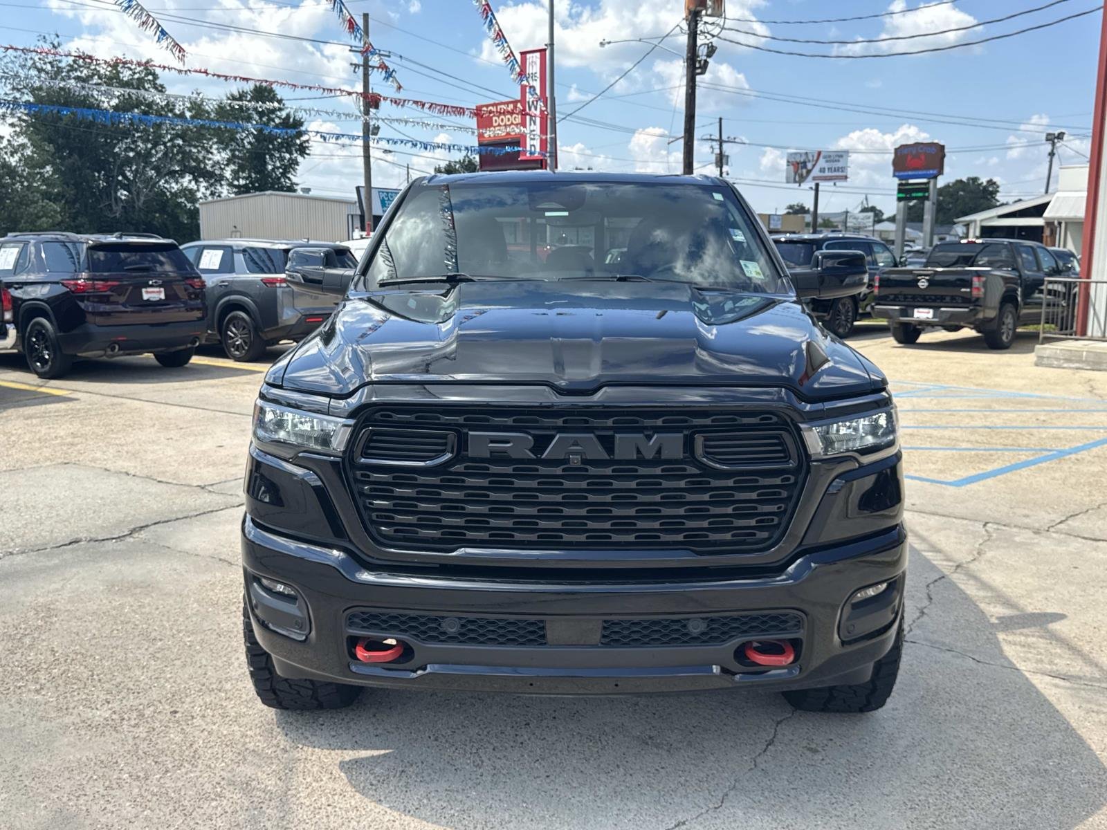 Used 2025 Diamond Black Crystal Pearlcoat Ram Big Horn image 2