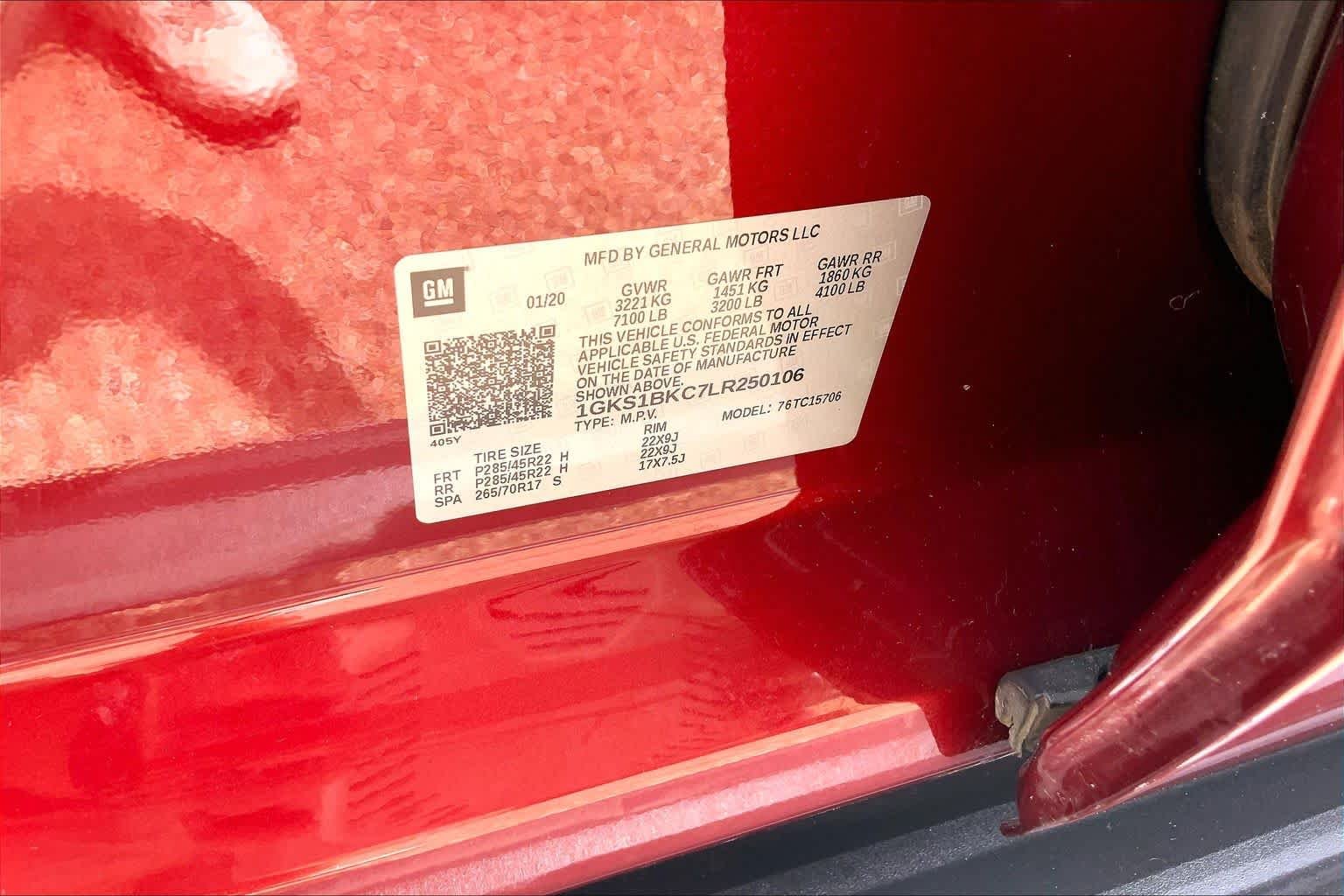 Certified Used 2020 Crimson Red Tintcoat GMC SLT image 37