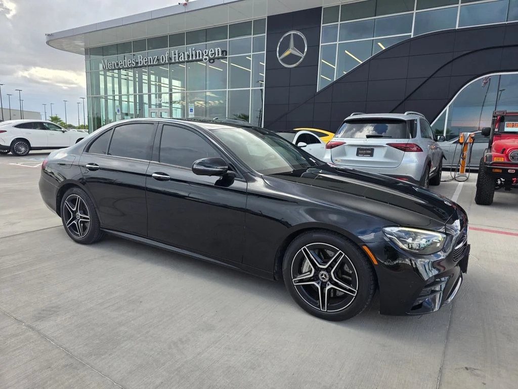 Used 2021 Black Mercedes-Benz E 350 image 1