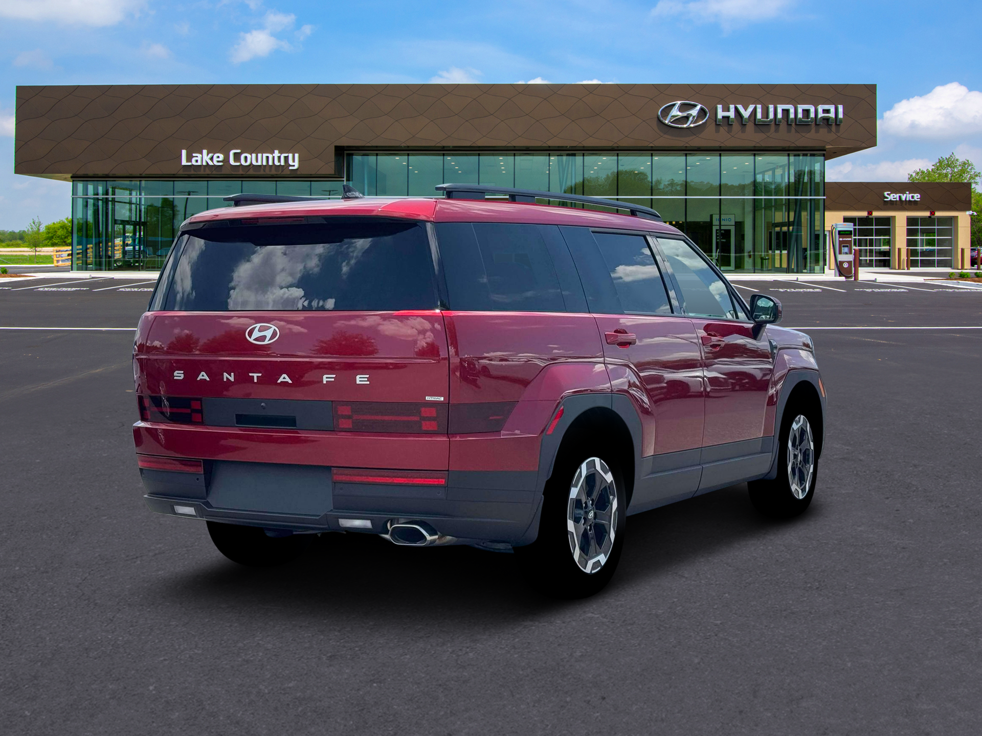New 2026 Red Hyundai SEL AWD image 7