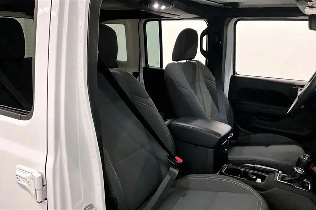 Used 2024 Bright White Clearcoat Jeep Sport S image 8