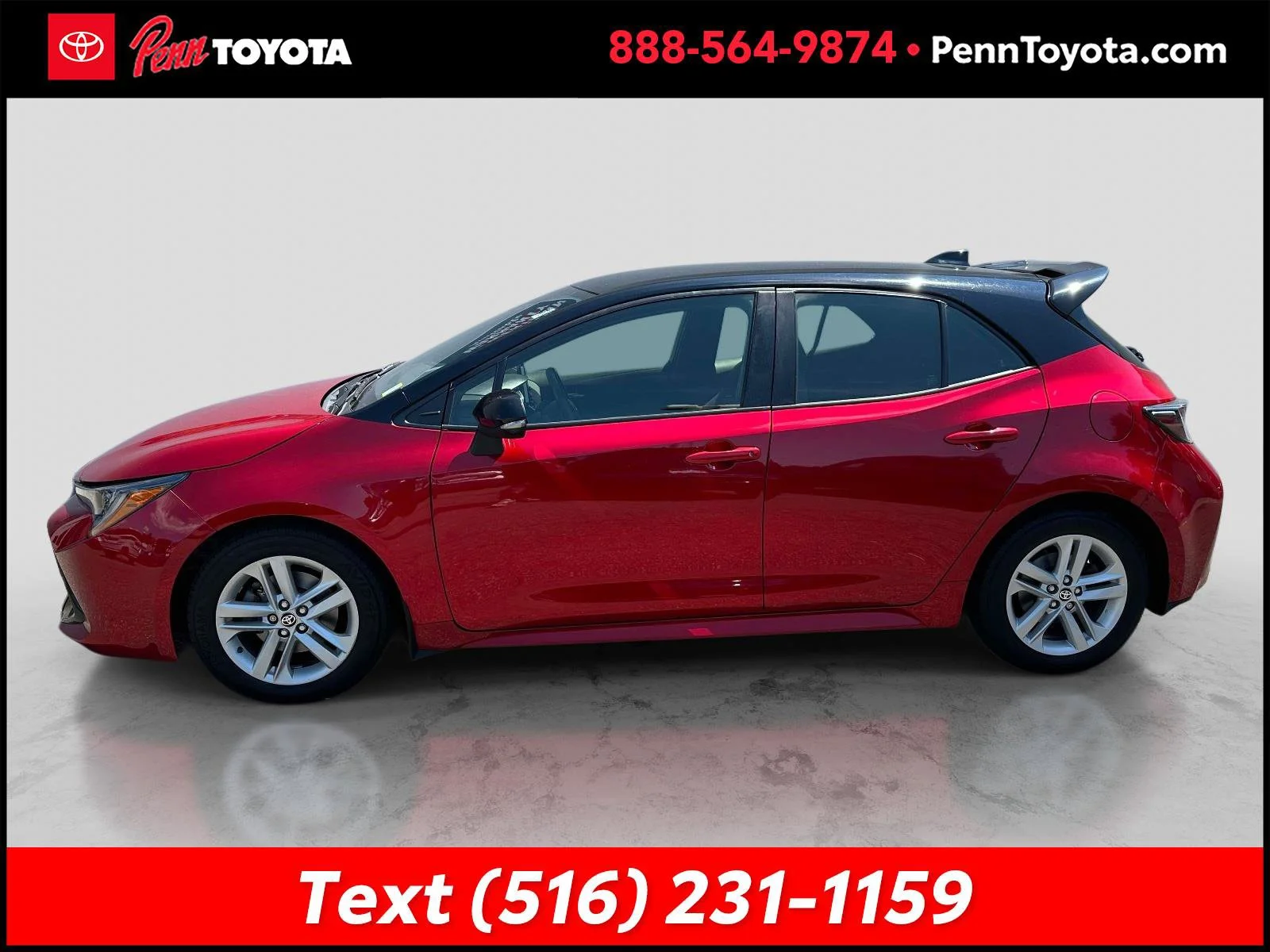 Used 2022 FINISH LINE RED Toyota SE image 7
