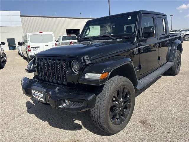 Used 2023 Black Clearcoat Jeep High Altitude 4x4 Crew Cab 5 ft. box image 3