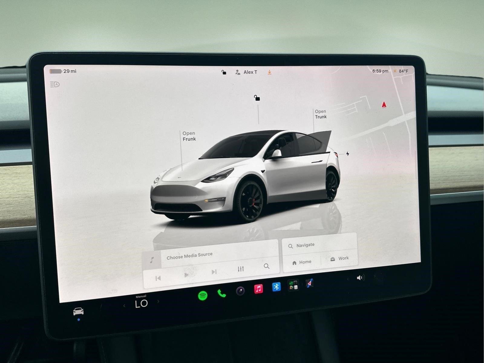 Used 2022 Pearl White Multi-Coat Tesla Performance image 25