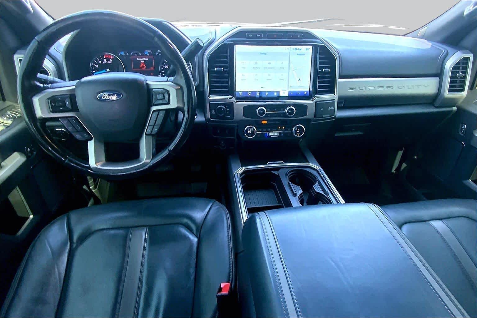 Certified Used 2022 Agate Black Metallic Ford Platinum image 15