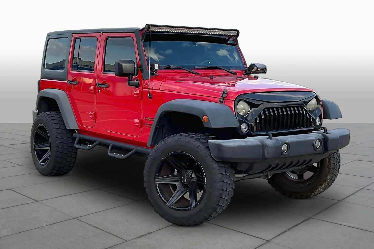 Used 2015 Firecracker Red Clear Coat Jeep Sport image 2