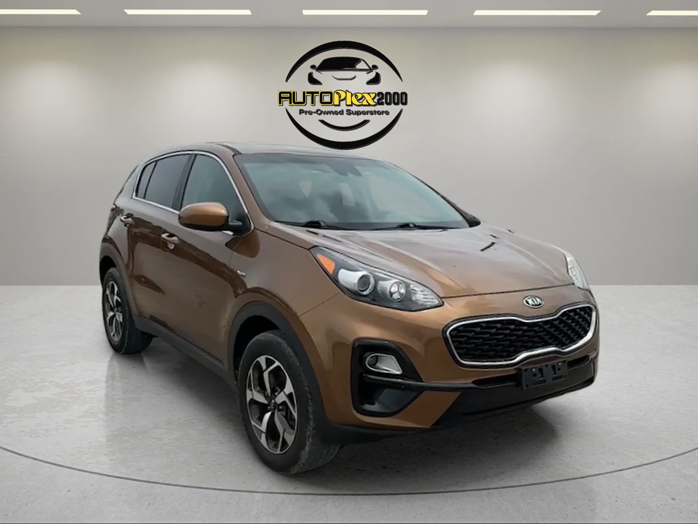 Used 2021 Brown Kia LX image 1