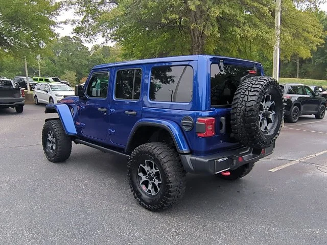 Used 2019 Blue Jeep Unlimited Rubicon image 3