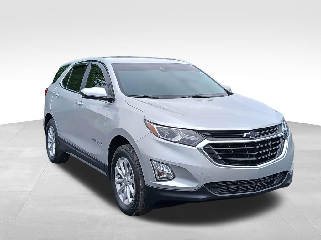 Certified Used 2021 SILVER ICE METALLIC Chevrolet LT image 1