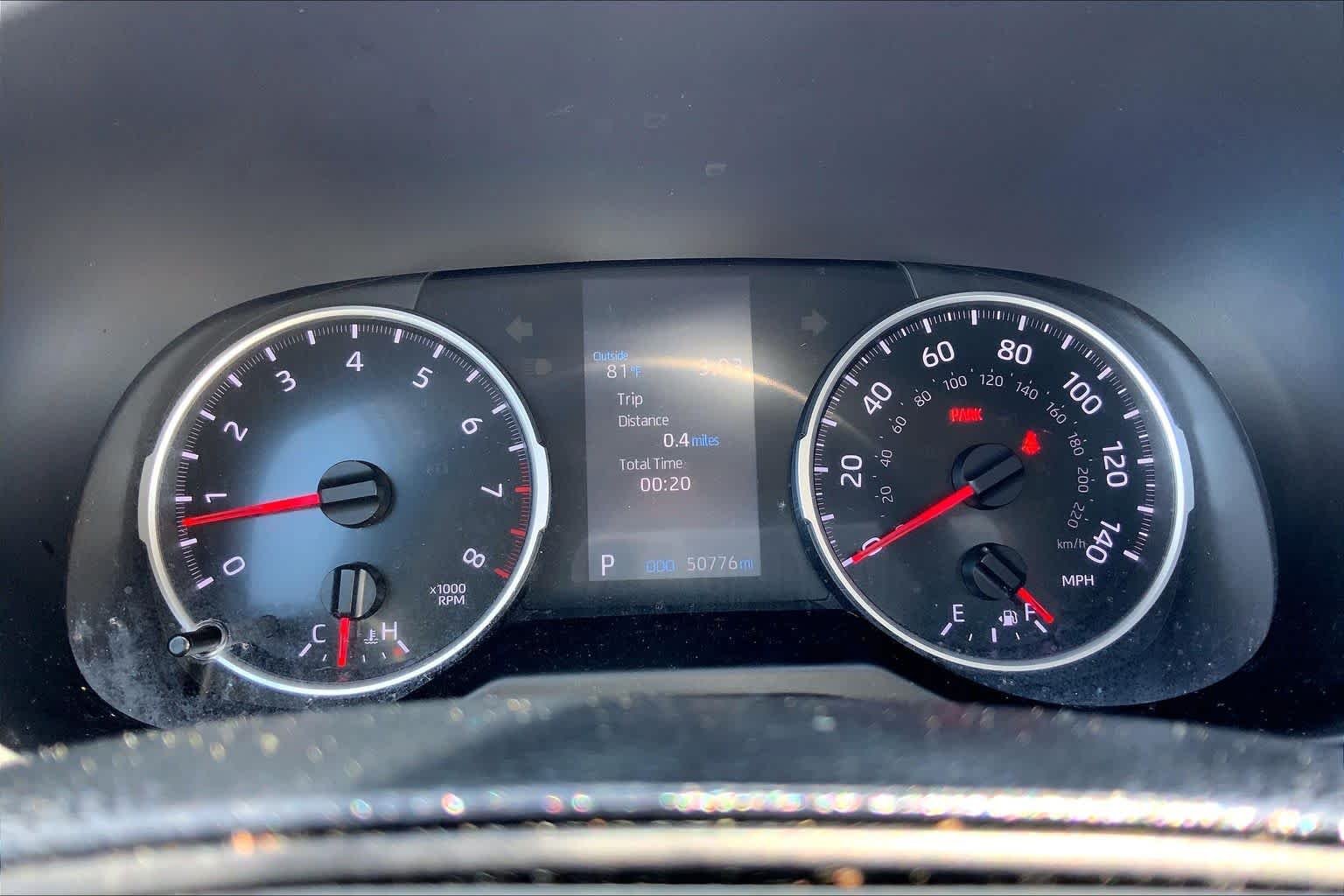 Used 2021 Ruby Flare Pearl Toyota LE image 25